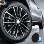 Tire Shine Applicator with 2 Detachable Foam Applicator Pads for Car Cleaning and Fine Polishing Reusable Tire Dressing Applicator for Car Truck SUV Motorcycle - Image 8