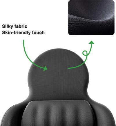 Lumbar Support Pillow for Office Chair Car Back Support Pillow, 45D slow rebound memory foam Gaming Chair Desk Chair Back Cushion for Lower Back Pain Relief, Dynamic support module,Ergonomic Back Rest - Image 6