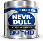 Eagle One Nevr Dull All Metal Wadding Polish, Chrome and Metal Cleaner for Cars, Kitchens, Bathrooms, Easy Tear Pads for Stainless Steel, Brass, Copper, Aluminum, 5 oz Tin