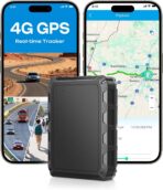 CXK GPS Tracker for Vehicles, 6-Month Battery Life 4G Global Tracker Device for Vehicles with Real Time Alert Strong Magnet, IP65 Waterproof Car Traker 180-Day Location History Subscription Needed