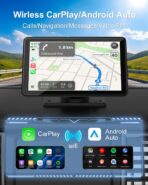 Carplay Screen for Car, Upgrade 7" HD Wireless Apple Carplay & Android Auto Touchscreen- Car Play Screen Stereo with Backup Camera, Mirror Link/Voice Control/Music Play/GPS Navigation -for All Vehicle - Image 2
