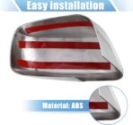 X AUTOHAUX 1 Pair Car Exterior Chrome Plated Full Mirror Cover Covers Cap Overlay for Nissan Frontier for Nissan Pathfinder for Nissan Xterra 2005-2015 - Image 5