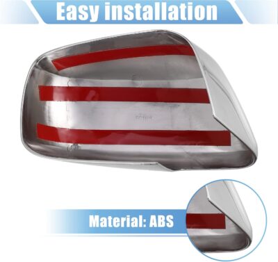 X AUTOHAUX 1 Pair Car Exterior Chrome Plated Full Mirror Cover Covers Cap Overlay for Nissan Frontier for Nissan Pathfinder for Nissan Xterra 2005-2015 - Image 5