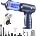 HAUSMEISTER Airflex Pro Car Vacuum Portable Cordless, 20000PA Handheld Vacuum Cleaner,Mini Vacuum Cleaner w/Type-C Fast Charge for Car, Home & Outdoor(Navy Blue)