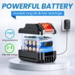 Cordless Pressure Washer 21V x2 batteries , Cordless Power Washer Battery Powered, Portable Pressure Washer w/ 6-in-1 Nozzle, Soap Container, Charger Included - Image 4