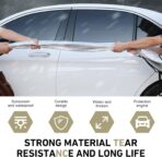 Car Cover Waterproof All Weather, Outdoor Hood Protection, Foldable Protective Shield with Windproof Fixed Strap, Universal Car Snow Cover (Silver) - Image 4