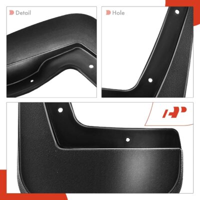 A-Premium Set of 4PCS Mud Flaps Splash Guards Mudguards Mudflaps with Hardware Compatible with Chevrolet Equinox 2010-2017, Sport Utility, (w/Fender Flares), Front and Rear (Driver & Passenger Sides) - Image 7