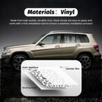 Rear Quarter Window Leopard Cheetah Decal for Car SUV Trucks, Universal Matte Back Leopard Cheetah Side Window Vinyl Sticker, Free Installation Tools (A Pair) - Image 4