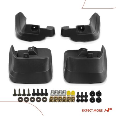 A-Premium 4PCS Mud Flaps Splash Guards Mudguards with Hardware Kits Compatible with Subaru XV Crosstrek, Crosstrek, 2013 2014 2015 2016 2017, Sport Utility, Front & Rear (Driver and Passenger Side) - Image 8