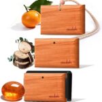 Car Air Freshener - Wood Air Freshener - Long Lasting Car Odor Eliminator for Visor Clip-Variety Scent Starter Kit, Vehicle Scent Diffuser Men&Women- Pack of 3 (Teak-Amber-Grove)