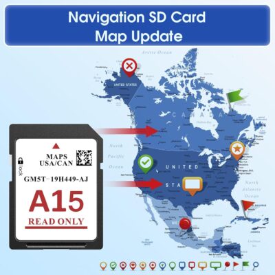 2025 Latest Navigation SD Card for Ford A15–GPS Map Update for Lincoln & Ford, Compatible with F-150, Explorer, Escape, Fusion, Edge, Expedition,Navigator, MKC, MKZ, MKX, Sync, USA & Canada - Image 2