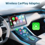 Wireless CarPlay Adapter,Covert Factory Wired to Wireless Car Play Adapter for iPhone 6+ (iOS only) Easy Setup Plug&Play,Multiple Controls,Support USB&USB-C - Image 4
