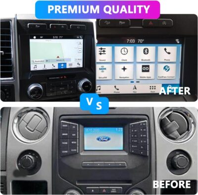 SYNC 2 to SYNC 3 Upgrade Kit Wireless Carplay Explorer for Ford F150 F250 SYNC 3.4 APIM NA223 with 8" Touchscreen Diplay GPS Navigation (SYNC 2 to SYNC 3 Upgrade Kit with Carplay) - Image 3