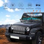 Clear Blue River with Mountains Windshield Sunshade for Car SUV Truck Foldable Uv Ray Reflector Front Window Sun Shade Visor Shield Cover - Image 6