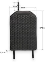 Owleys Kick Mat Back Seat Protector - Car Back Seat Cover for Kids Feet - Waterproof & Sturdy Protector for Upholstery from Dirt, Mud, Scratches and Stain (Black) - Image 2