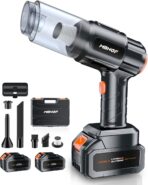 Car Vacuum Portable Cordless, 35000PA High Power Suction & Blower, Wireless Handheld Vacuum Cleaner for Car, Home, Office, Pet(Abyssal Black)