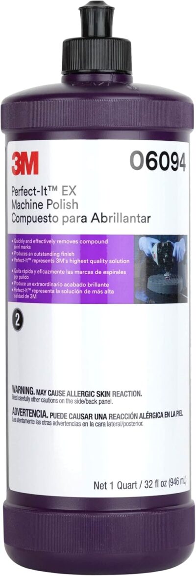 3M Perfect It Buffing and Polishing Kit | 36060 06094 06068 Rubbing Compound, Machine Polish, Ultrafine | Buffing, Car Polishing Kit Bundled with Kangaroobands Microfiber Cloth - Image 3