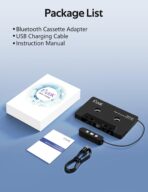 Elook Cassette to Bluetooth Adapter for Car with Micro SD Card Support/Hands-Free Call, 5.1 Bluetooth Cassette Receiver, Black - Image 8