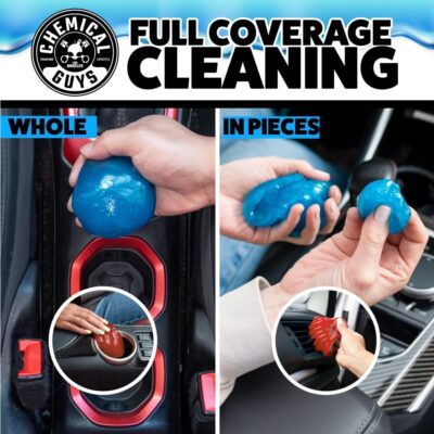 Chemical Guys Sticky Icky Car Cleaning Gel, Green Apple & Sweet Strawberry Scent - Detailing Kit, Car Dust Crevice Cleaner, Slime Auto Air Vent, Cleaning Putty For Keyboard Cleaner (2 Pack) - CJK1002 - Image 4