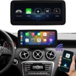 Road Top 10.25" Linux Car Multimedia Screen for Mercedes Benz CLA GLA Class C117/ X117/X156 2013-2015 Year with NTG4.5/4.7, Support Wireless CarPlay Android Auto Use OEM Bluetooth Calling