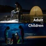 Lepro LE Headlamp Rechargeable, LED Head Lamp with 6 Modes for Camping & Hiking Gear Essentials, IPX4 Waterproof High Lumen Bright Headlight Flashlights with Adjustable Headband, USB Cable Include - Image 8