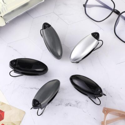 Frienda 5 Pcs Auto Car Vehicle Sun Visor Clip Holder Sunglasses Holder for Eyeglasses Mount Ticket Card Clip for Car Accessories (Black,Gray,Silver) - Image 3