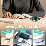 Travel Essentials for iPhone iWatch Charger, 3 in 2 USB Cable for iWatch/iPhone Charger/L Port, Beach Vacation Essentials USB C Cord Compatible with iWatch 10-1/iPhone 17-11/PS/Galaxy/Car, 2Pack 5FT - Image 7