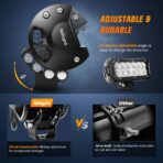 Nilight - 4PCS 36W 6.5 Inch Flood LED Light Bar Off Road Super Bright Driving Fog Boat Driving LED Work Light for Jeep - Image 7