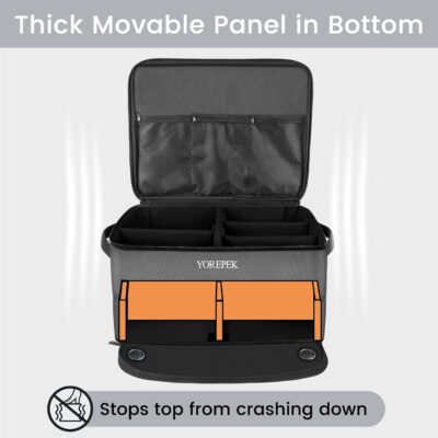 YOREPEK 2 Layer Golf Trunk Organizer, Golf Gifts for Men with Separate Ventilated Compartment for 2 Pair Shoes, Waterproof Car Trunk Locker for Balls, Tees, Clothes, Gloves, Gifts for Golfers - Image 6