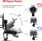 Universal Car Phone Holder Mount,360 Degrees Rotation Dashboard Phone Holder [Upgrade Clip Never Fall],car Phone Mount for iPhone,Samsung,Google,Nokia,and 4 to 7" Smartphones(1) - Image 3