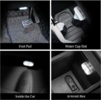 2 PCS Car Led Lights Interior,White Ambient Lighting Car Interior,USB Rechargeable Car Interior Reading Light,Portable Led Lights for Car - Image 6