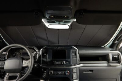 Covercraft UVS100 Custom Windshield Sunscreen for 2020-2026 Ford Escape (Gas, Hybrid & PHEV Models) - Silver - Image 6