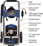 Westinghouse WPX3400e Electric Pressure Washer, 3400 Max PSI and 2.0 Max GPM, Brushless Motor, Onboard Soap Tank, Spray Gun and Wand, 5 Nozzle Set, for Cars/Fences/Driveways/Homes/Patios/Furniture - Image 4