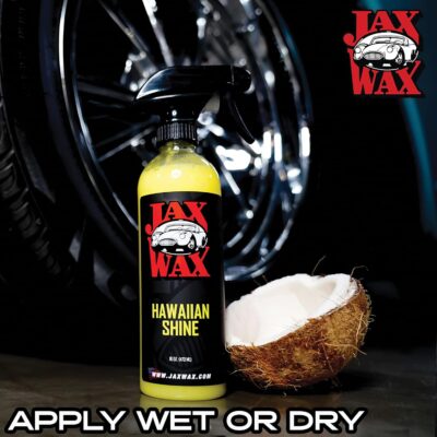 Jax Wax Hawaiian Shine Carnauba Car Wax, Quick Detail Spray for a Deep Gloss Finish on Car, Boat, Truck, Motorcycle and More - 32 Ounce - Image 5