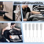 Lemecima 12 Pack Tire Lube Brush Applicator Swabs 11.8 Inches Extra Long Handle Tire Lubricant Applicator for Changing Tires - Image 4