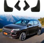 4Pcs Car Mud Flaps Fit for Jeep Compass 2017 2018 2019 2020 2021 2022 2023 2024 2025 Front Rear Splash Guards Fender Waterproof Splashproof Mudguards Body Fittings Sport Utility Auto Accessories. - Image 8