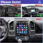 for Ford F150 Radio Upgrade 2015 2016 2017 2018,12.1inch QLED Touch Screen Stereo,8 Core CPU,Carplay Android Auto Ready,Keep OEM Camera and Steering Wheel Control - Image 2