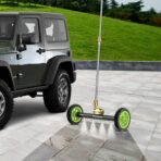 Undercarriage Pressure Washer Attachment 16 Inch Power Washer Water Broom with 4 Nozzles Dual-Function Pressure Washer Undercarriage Cleaner With 3 Pieces Extension Wand 4000 PSI - Image 7