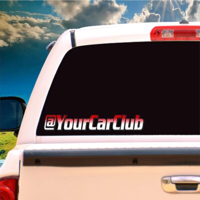 Custom Text Decal/Custom Vinyl Graphic/Premium Vinyl Lettering/Car, Truck, Van, Boat, Window, Wall Sticker CTDP - Image 5