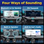 10.26" Wireless Apple CarPlay Android Auto Car Screen - Secure Strong Bracket, 4K Dash Cam, GPS Navigation, HD Touchscreen, AirPlay, Car Stereo, Fits All Vehicles - Image 6