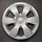 One Wheel Cover Hubcap Fits 2007-2011 Toyota Camry; 16 Inch; 6 Spoke; Silver; Plastic; One Single Hubcap Only; Spring Steel Clip