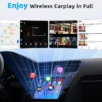 Android Auto Wireless Adapter Carplay - 2 in 1 Wireless Android Auto Car Adapter & Car Play, Stable Control No Delay [2026 Upgraded] Silver - Image 9