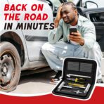 DIYSELF Tire Patch Kit, 45 Pack Flat Tire Repair Kit with Plugs, Tire Plug Kit for Car, Motorcycle, Truck, Trailer, RV, SUV - Image 7