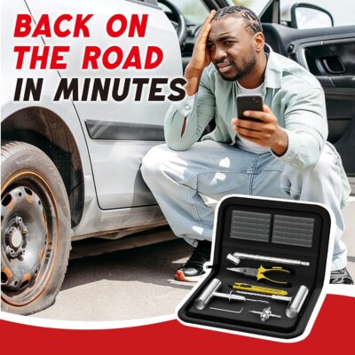 DIYSELF Tire Patch Kit, 45 Pack Flat Tire Repair Kit with Plugs, Tire Plug Kit for Car, Motorcycle, Truck, Trailer, RV, SUV - Image 7