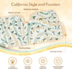 C&C Sage Floral Car Windshield Sun Shade - Sun Visor Sunshade for Car Windshield - Window Shades for Cars, SUV & Truck - Dash Cover UV Protection for Front Window Shade Accessories - 57" x 27" - Image 3