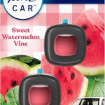 Car Air Freshener Vent Clip Sweet Watermelon Vine Scent, 2 Count, .13 oz Total