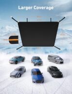 AstroAI Car Windshield Snow Cover, Windshield Cover for ice and Snow, Frost Windshield Cover for Ice, 2*Removal Side Mirror Protector, Windproof UV Sunshade Cover for Cars, SUVs, Vans - Image 6