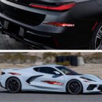 TOMALL 6Pcs Sport Flame Graphics Car Body Side Stickers Flame Racing Sports Stripe Decal for Car Universal Vinyl Self-Adhesive Decal Decoration Accessories for Truck SUV Off-Road Vehicles (Red) - Image 5