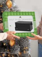 CAMPLAND 2 Layer Trunk Organizer, Waterproof Car Locker for 2 Pair Shoes, Durable Trunk Storage for Balls, Tees, Clothes, Gloves, Accessories, Golf Gifts - Image 4