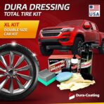 Dura-Dressing XL Total Tire Kit - Double Size Car Kit - Tire Dressing, Cleaning and Restoration Kit for Cars - High Gloss Coating to Renew and Protect Your Tires - Made in USA - Image 2